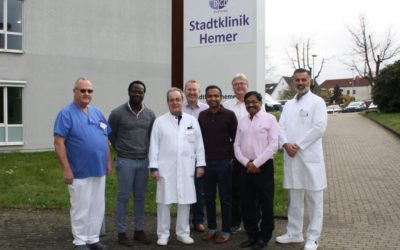 DGD Stadtklinik Hemer empfängt erneut Delegation aus England zum Erfahrungsaustausch in der Knieendoprothetik